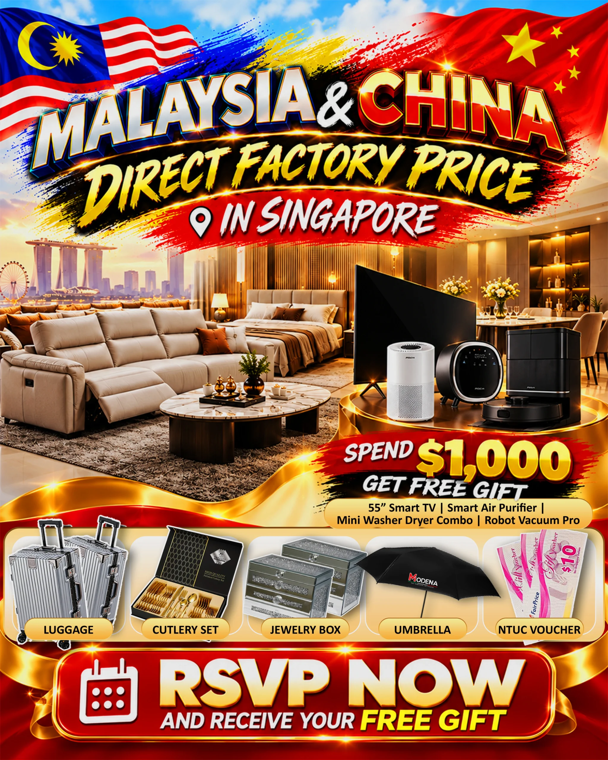 Modena Furnishing promotion: up to 71% off selected mattresses, sofas and dining tables